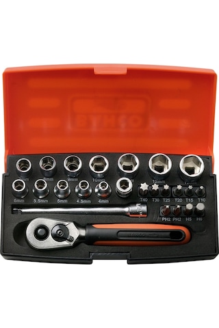Bahco Sl25 1/4'' Karbüratör Lokma Takımı 25 Parça