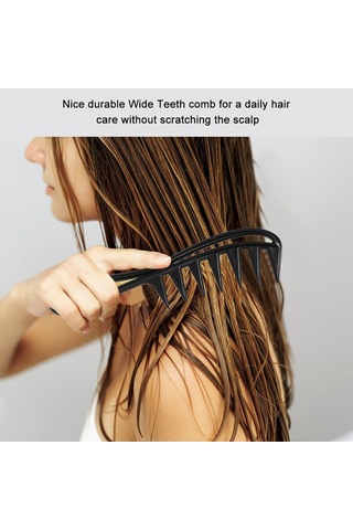 Lemestar Abs Plastik Saç Testeresi - Statik Üretmeyen, Isıya Dayanıklı, Kıvırcık Ve Kalın Saçlar İçin Dürtmeyi Kolaylaştırır