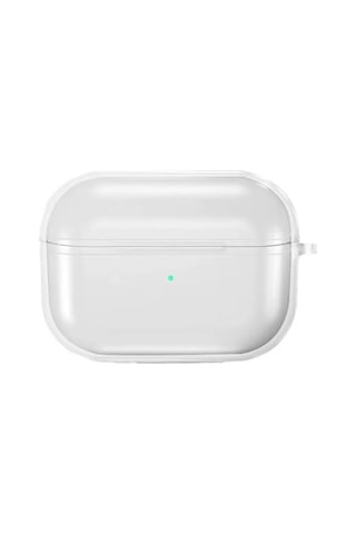 Apple AirPods Uyumlu Pro 3 Kılıf Şeffaf Kristal Silikon Zore Airbag 14 Kılıf Seffaf