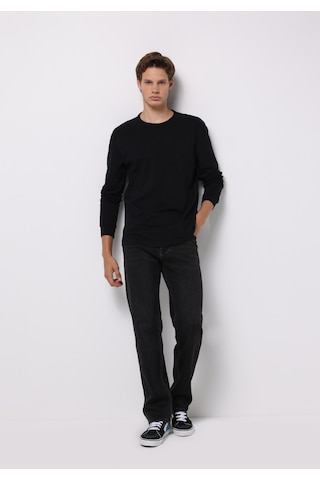 Colin's Colins Regular Fit Yuvarlak Yaka Düz Erkek Siyah Uzun Kol Tişört Cl1076432 Q1.v1 Blk SIYAH