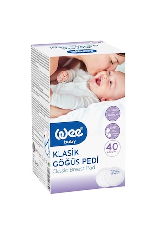 Wee Baby Klasik Göğüs Pedi (30+10 Lu) 160 Adet (4Pk*40)