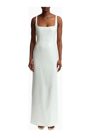 16arlington 16arlıngton Electra Gown Linen Payetli Elbise Beyaz