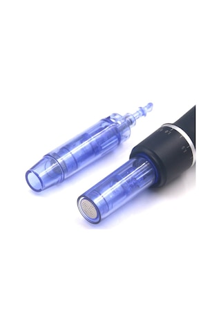 Dermapen İğnesi Yuvarlak Nano A Uzun Kapaklı Mavi 10 Adet