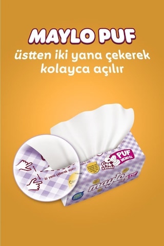 Maylo Puf Mendil 150 Yaprak 12'Li Paket