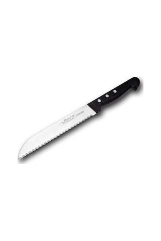 Bora 725 Abs Testereli Ekmek Kesim Bıçağı Siyah