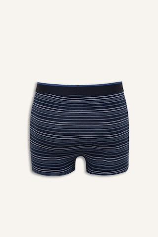 Defacto Regular Fit Çizgili Ve Düz 3lü Boxer I4019ax26aunv30 Lacivert-nv30