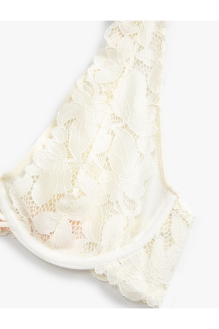 Koton Dantel Detaylı Bridal Sütyen Balenli Ekru 2slk10073mk