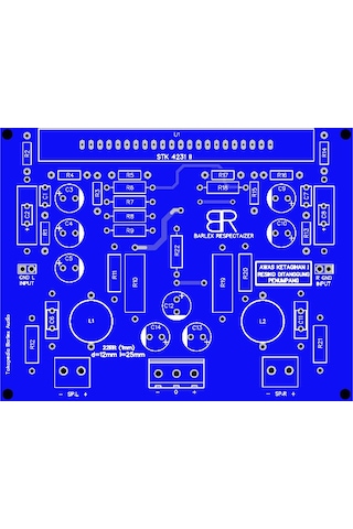 200 Watt Stereo Çift Kanal Hi-Fi Amfi Devresi Stk4231-Iı
