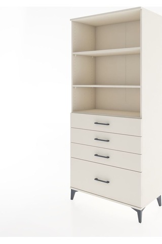 Hyperion Dolap 3 Raflı 4 Çekmeceli 88x44x195 Aytaşı-aytaşı Aytaşı