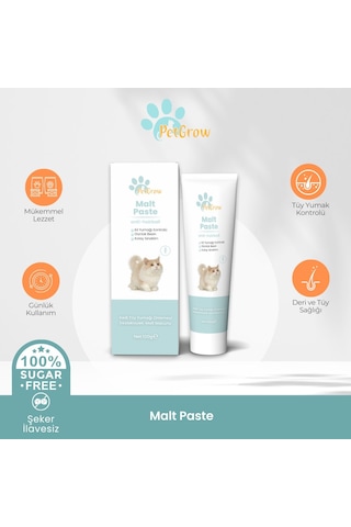 Petgrow hairball Kedi Malt Macun Tüy Yumağı 100 G