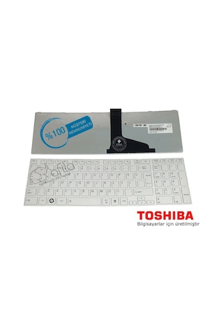 Toshiba Satellite C850, C855, L850, L855 Notebook Klavyesi Beyaz Tr V1 36208361