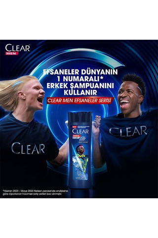 Men Kepeğe Karşı Etkili Şampuan Vinícius Júnior 350 Ml X3