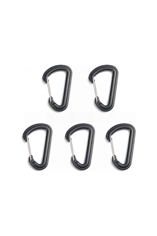 Yifomall Outdoor Spor Ve Gündelik Kullanım İçin 5'li Pvc Plastik Kanca, Hafif Ve Dayanıklı, Molle Sistemleriyle Uyumlu, Tek Elle Kullanım Kolay