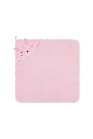 Civil Baby Tavşan Kulaklı Bambu Havlu - Pembe 31B61011625W1