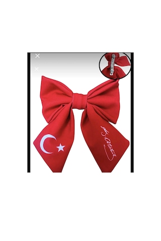 Atatürk İmzalı Türk Bayrağı Desenli Otomatik Toka 23 Nisan, 19 Mayıs, 29 Ekim Tören Tokası Çok Renkli 91985189