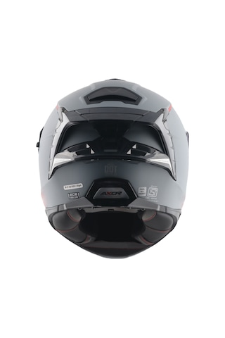 Axor Brutale Dual Spoiler Motosiklet Kaskı Nardo Gri