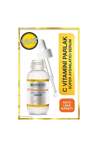 Garnier C Vitamini Parlak Süper Aydınlatıcı Gece + Gündüz Serumu 2 x 30 ML + Aydınlatıcı Göz Kremi 15 ML