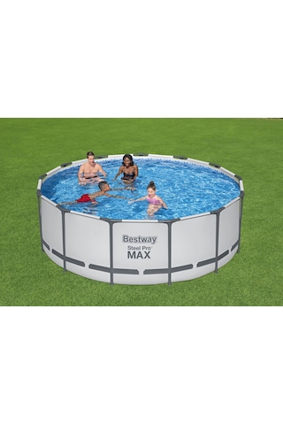 Bestway 5618w Steel Pro Max Prefabrik Yer Üstü Çember Havuz Seti 3,96 M X 1,22 M