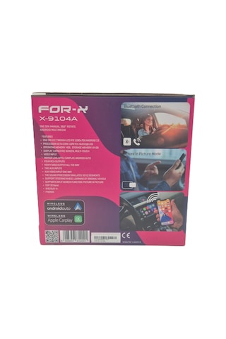 For-x Android Teyp 10.1 4 Ram 64 Hafıza - Oynar Kafa Android Multimedya For-x X-9104a Tek Din 3