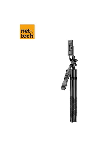 Nettech Nt-mt04 Taşınabilir Selfie Çubuk Multi-function Tripod Stand - Siyah -