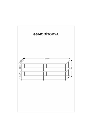 Çevir Kur 200 Cm Atlantik Çam Raflı Tv Sehpası, Tv Ünitesi 200 71 29 Cm Atlantik Çam