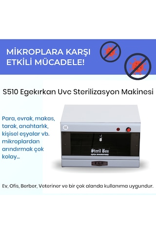 Uv Lambalı Sterilize Makinesi Berber Medikal Sterilizatör