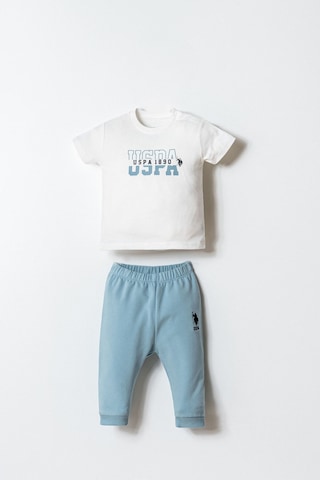 U.s. Polo Assn. Erkek Bebek Mavi 3lü Takım Mavi