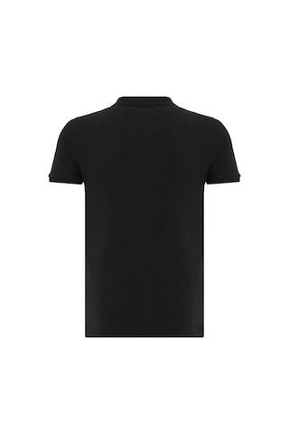 Routefield Punk Erkek Polo Tişört Siyah