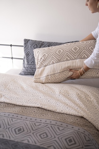 Cotton Collection Kışlık Pazen Çift Kişilik Nevresim Seti Artica Renkli