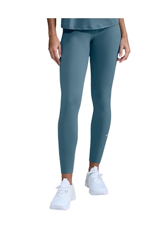 Nike One Dri-fit Kadın Yeşil Antrenman Tayt Ib9382-006 Mavi