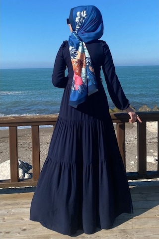 Rabia Şamlı Bade Elbise Lacivert
