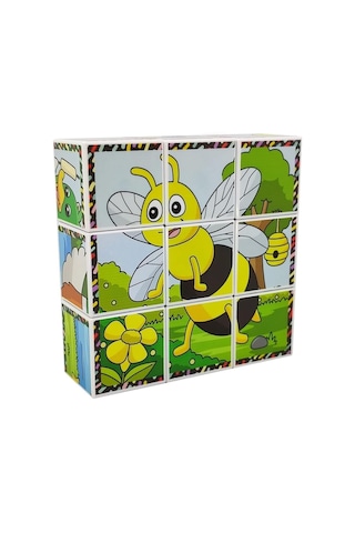 Uçan Hayvanlar 3d Manyetik Puzzle 9 Mıknatıslı Küp 6 Yapboz