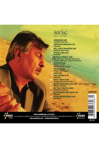 Arif Sağ - Dost Yarası (Cd)