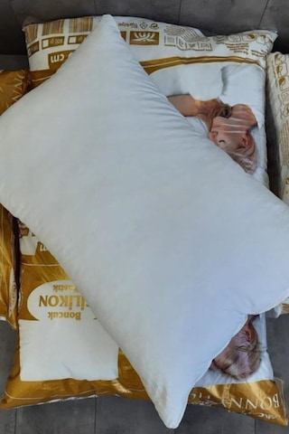 Percale Pamuk Kumaşlı 1 Ad 1.000 Gr'lık %100 Silikon Yastık
