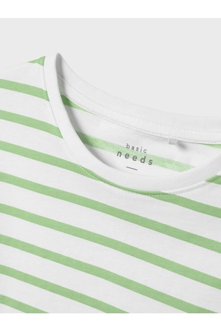 Name It Nkfvitanni Ss Short Rlx Top Unisex Çocuk T-shirt 13241646 Yeşil