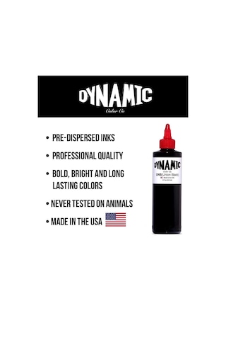 Dynamic Union Black - Siyah Tattoo Dövme Boyası - 8 Oz/240ml