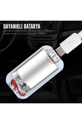 Dokunmatik Sensörlü Mini Led Lamba  RGB Tekli