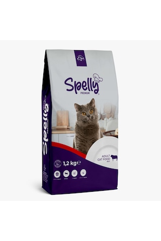 Spelly Biftekli Yetişkin Kedi Maması 3 x 1200 G
