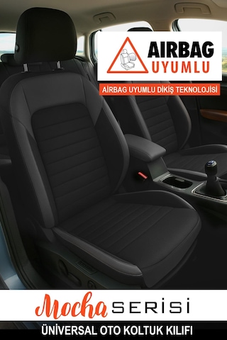 Mocha Taytüyü Oto Koltuk Kılıfı Hyundai İ20-i30-accent Blue-era-getz Uyumlu Siyah
