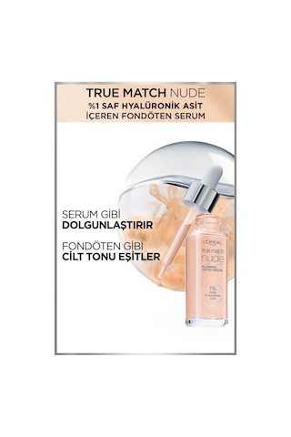 L'oreal Paris True Match Nude Fondöten Serum 1-2 Rosy Light
