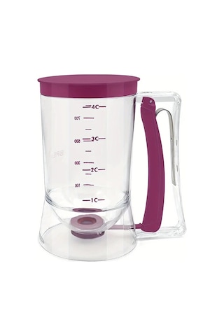 Elmpaly 1 Adet Mor Katlanır Hamur Ayırıcı - Kek, Kurabiye, Waffle Ve Pancake İçin Ideal