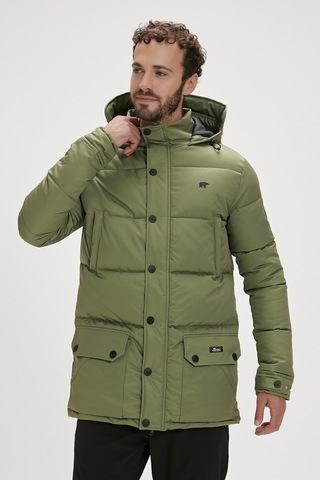 Bad Bear Colonel Puffer Thyme Yeşil Erkek Kapüşonlu Mont-soluk Yeşil