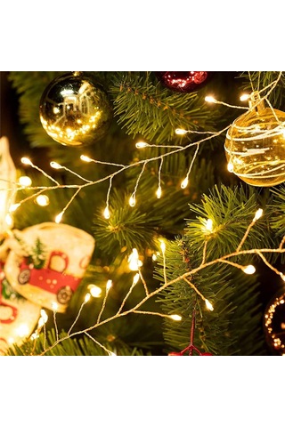 6 Metre 200 Led Gün Işığı Uzaktan Kumandalı, 8 Modlu Usb Peri Işığı