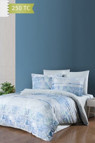 Varol 250 Tc Bambu Karışımlı Pamuk Saten Nevresim Takımı Tek Kişilik - Nice Çok Renkli