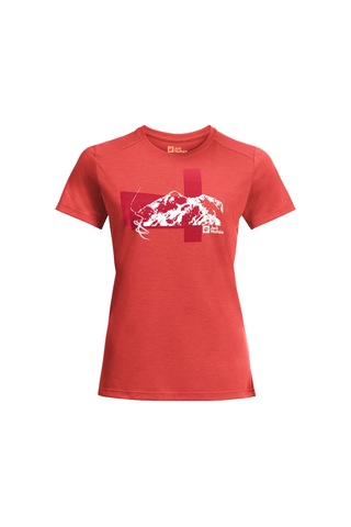 Jack Wolfskin Jack Wolfskın Vonnan S/s Graphıc T W 2720 Çok Renkli