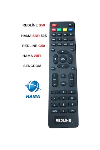 Snrelk Hama Snr 50s Hama Wifi Redline S50-g50 S55 Uyumlu Uydu Alıcısı Kumandası
