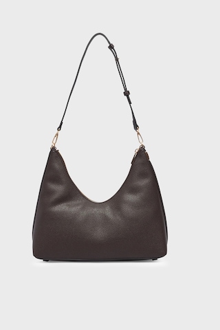 Calvin Klein Zincir Detaylı Ayarlanabilir Askılı Çanta Lv04f3495gbal Bayan Çanta Lv04f3495g Bal Kahve