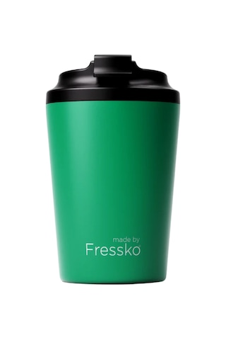 Made By Fressko Camino Yeniden Kullanılabilir Kahve Bardağı, Yalıtımlı Termal Kupa, 340 Ml, Koyu Yeşil