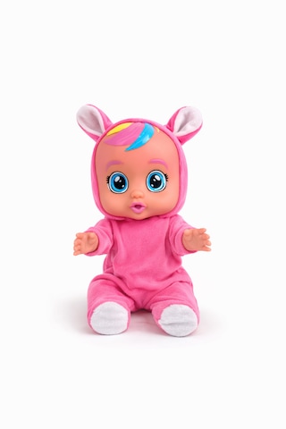 Ağlayan Ve Konuşan Et Bebek 20 Cm Su İçen Bebek Oyuncağı 3+ Yaş Açık Pembe