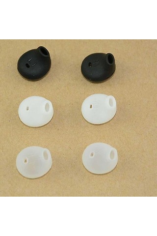 Samsung Active Galaxy Uyumlu S6 S7 Edge Level U Kulaklıklar İçin Kulaklık Jeli 2 Çift Beyaz